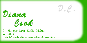 diana csok business card